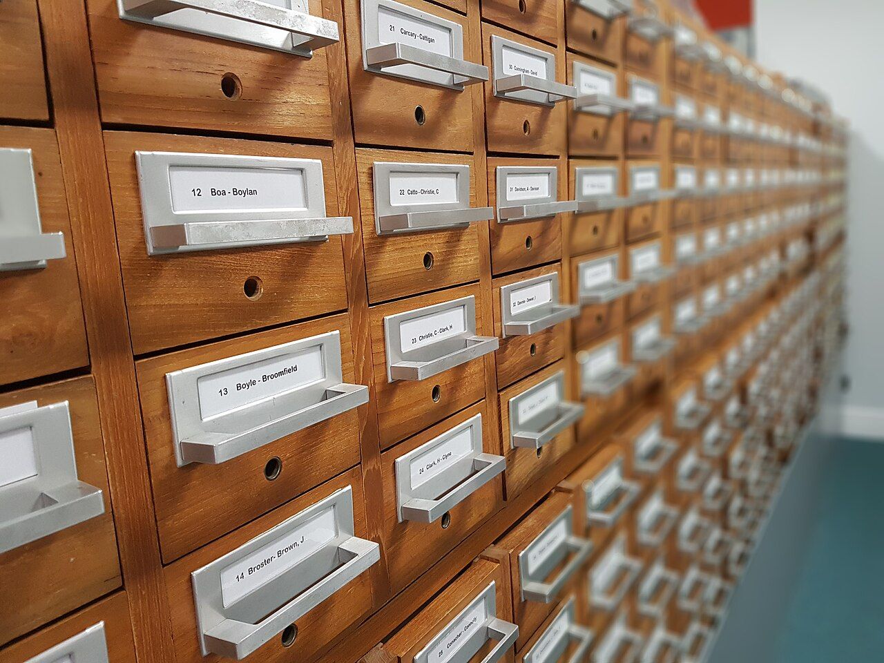 Card Filing Cabinet